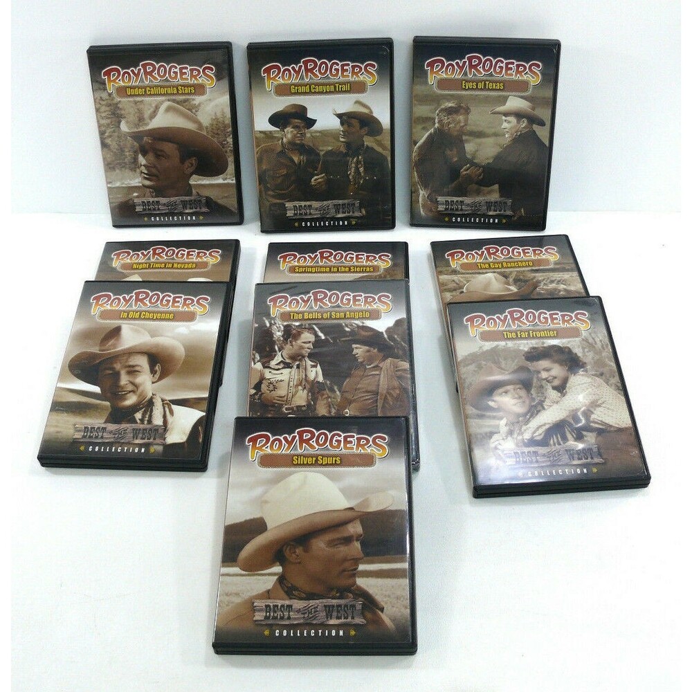 10 Roy Rogers DVDs Best of the West collection series vintage western shows